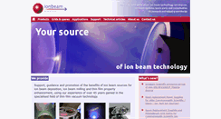 Desktop Screenshot of ionbeam.co.uk